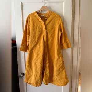 Zuri Kenya Dress in Turmeric, L